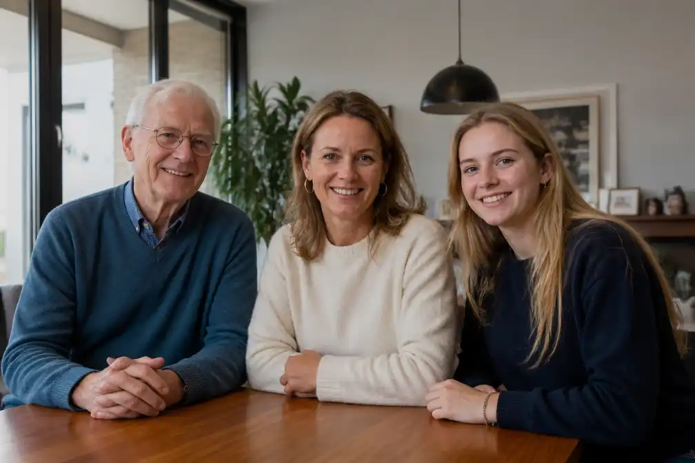 Opa Hans (79), dochter en kleindochter over hoe studeren veranderde