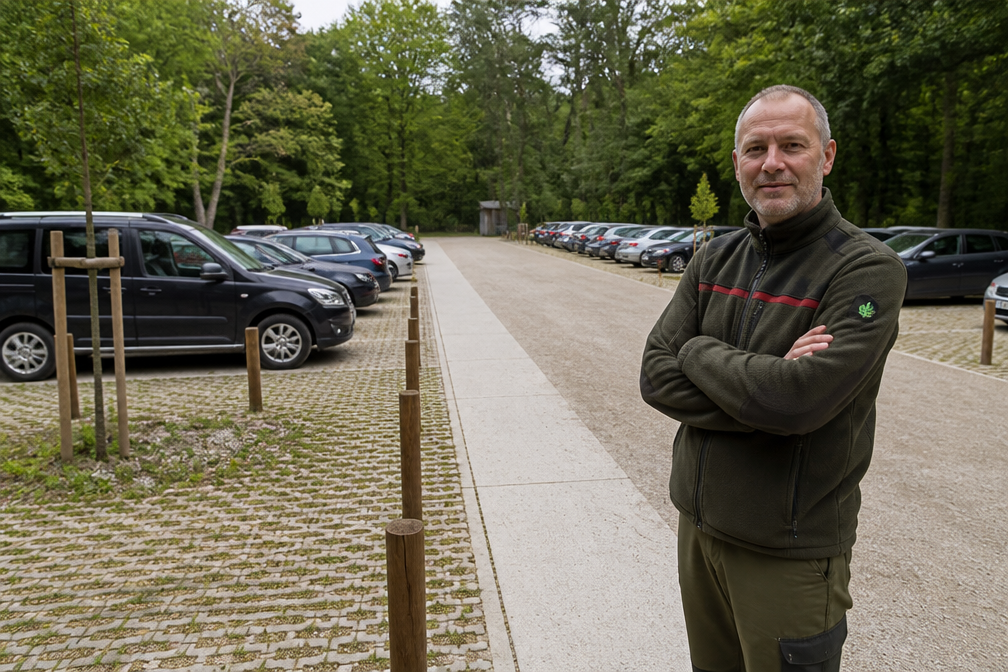 Parking bij Buggenhoutbos onthard en vernieuwd, aantal plaatsen blijft gelijk