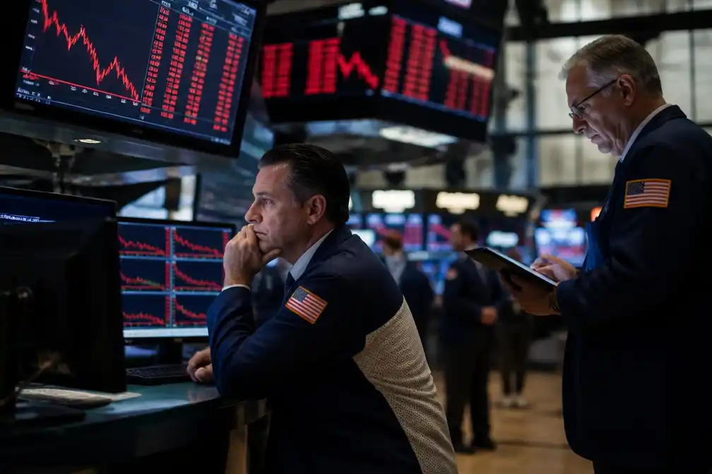 Wall Street sluit lager door AI-zorgen en stijgende obligatierente
