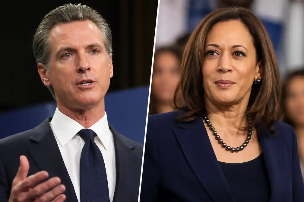 Newsom stelt zich in 2028 niet kandidaat als Harris meedoet