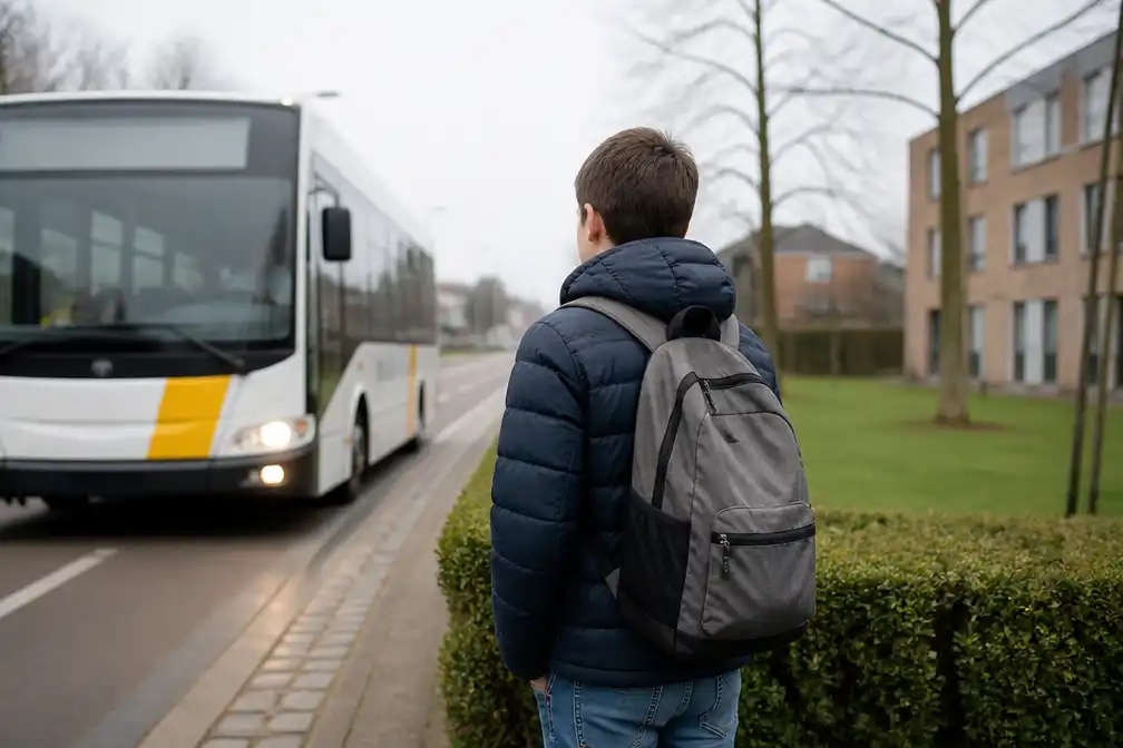 Nieuwe route De Lijn maakt schoolbusrit van Roel (16) uit Bever nog langer: zes uur per dag