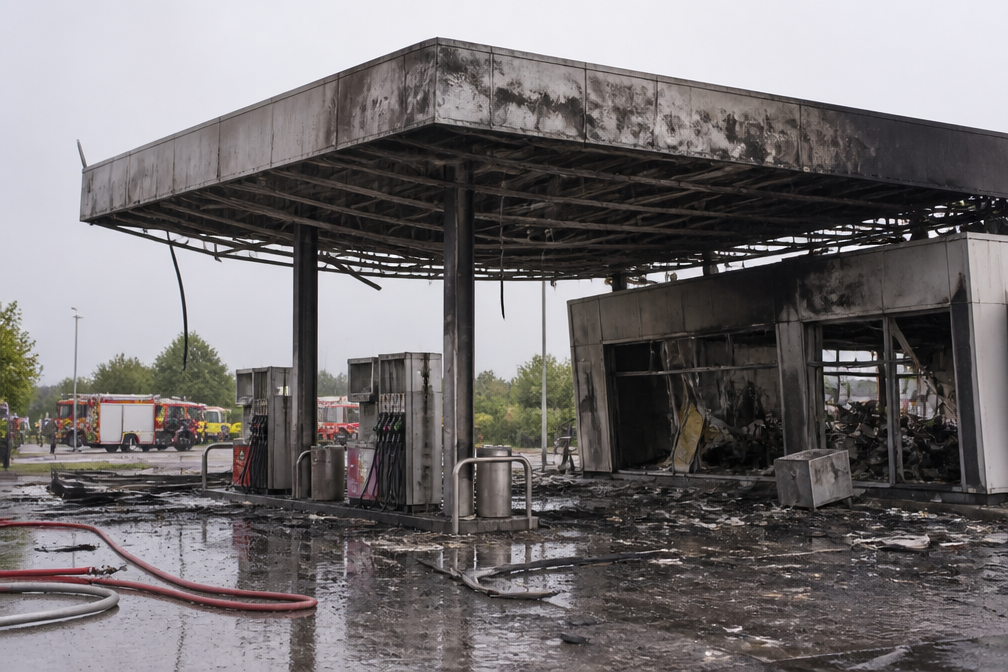 Burgemeester Kyiv: drone treft tankstation en magazijn, één gewonde