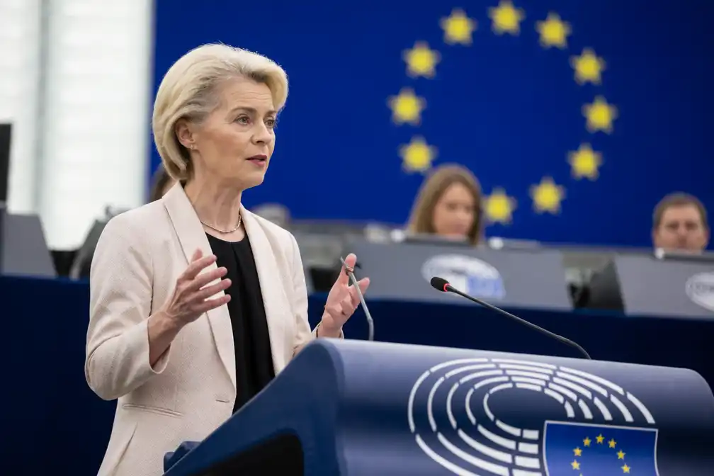 Von der Leyen: EU moet strijden voor 'ons Europees ideaal' in State of the Union