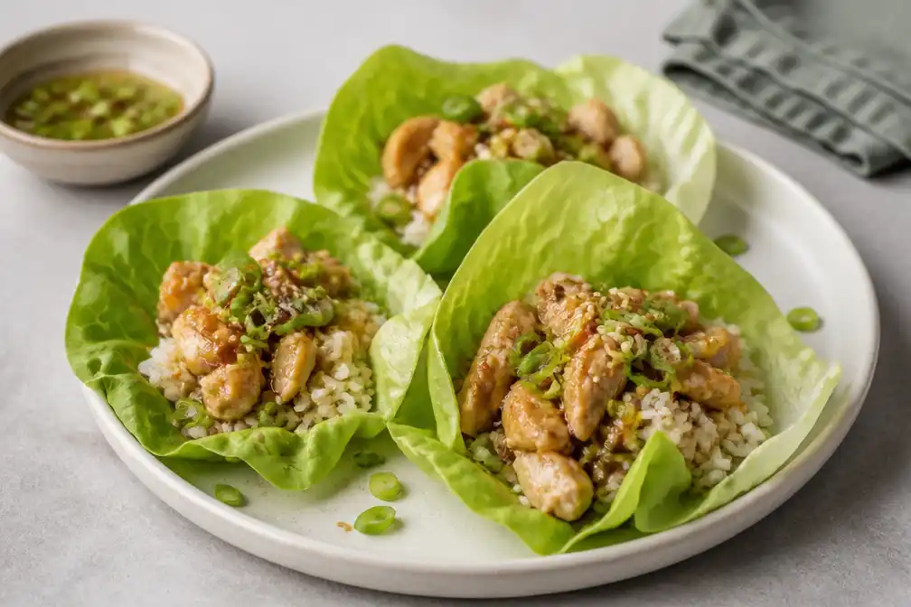 Wat Eten We Vandaag: slawraps met kip en rijst