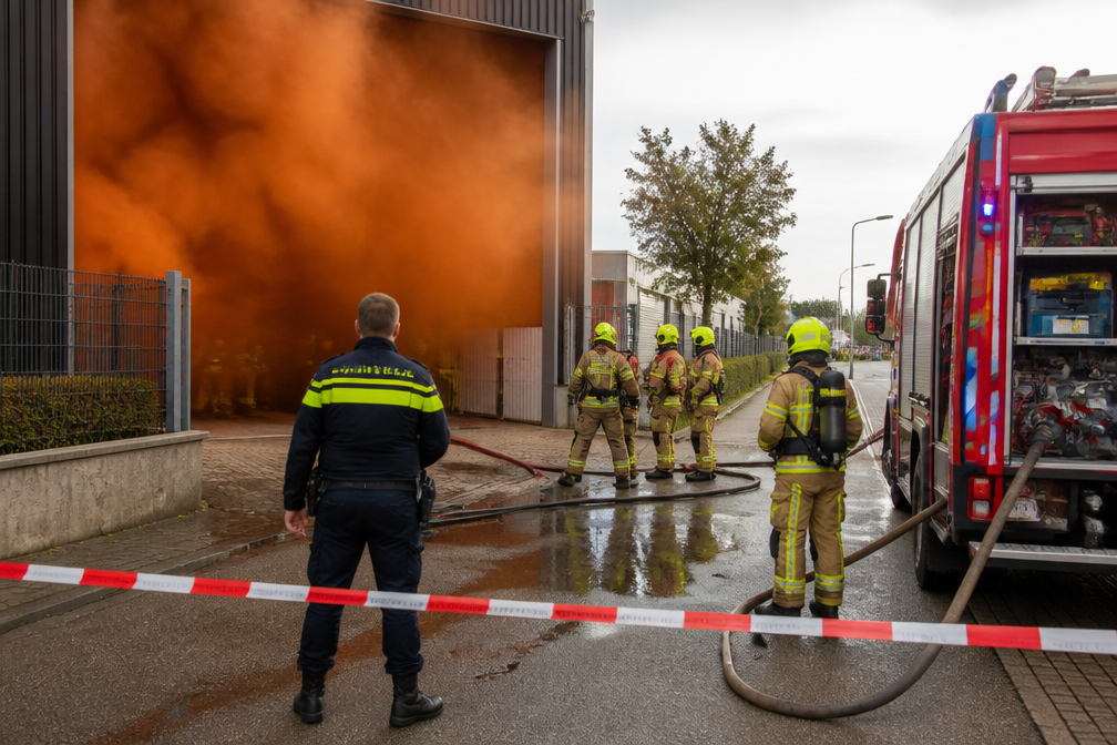 Woningen en bedrijven in Asten ontruimd na giftige stof bij Aarts Metaal