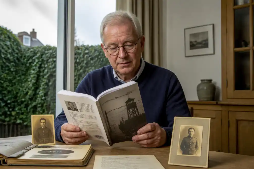 Wichelenaar brengt boek uit over grootnonkel die als krijgsgevangene verdronk