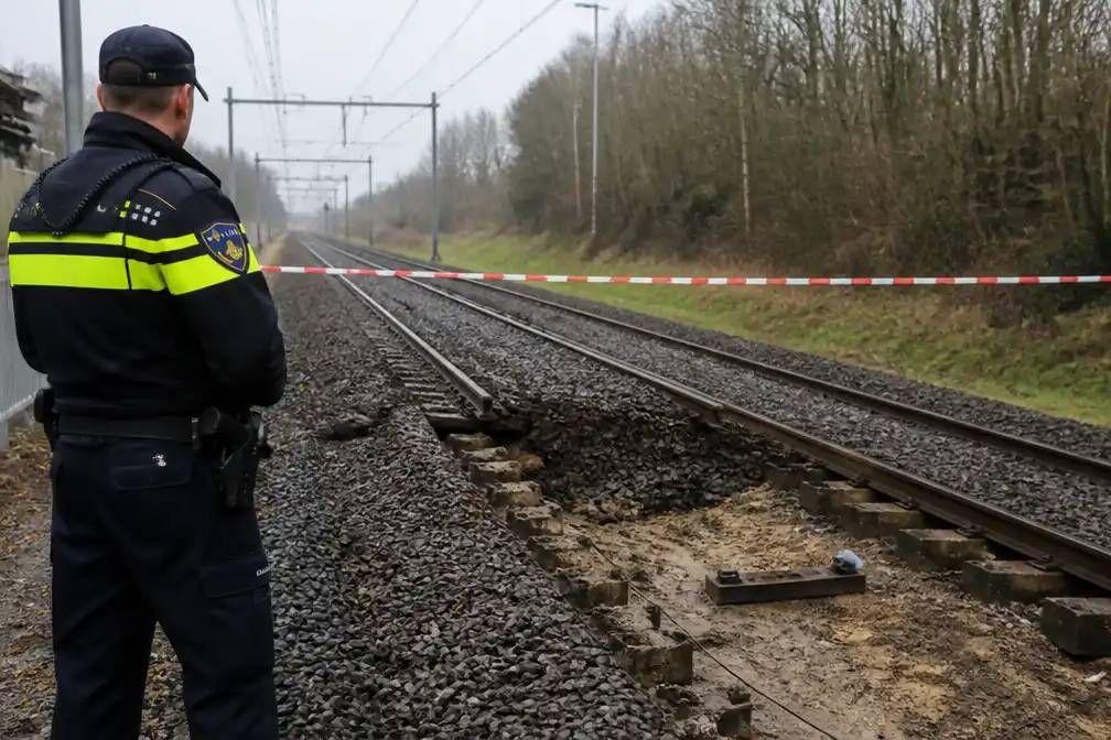 Nog niemand aangehouden na sabotagespoor; ProRail heeft weinig camerabeelden