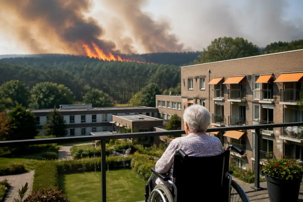 Minstens 189 zorg- en schoolgebouwen in gebieden met natuurbrandrisico