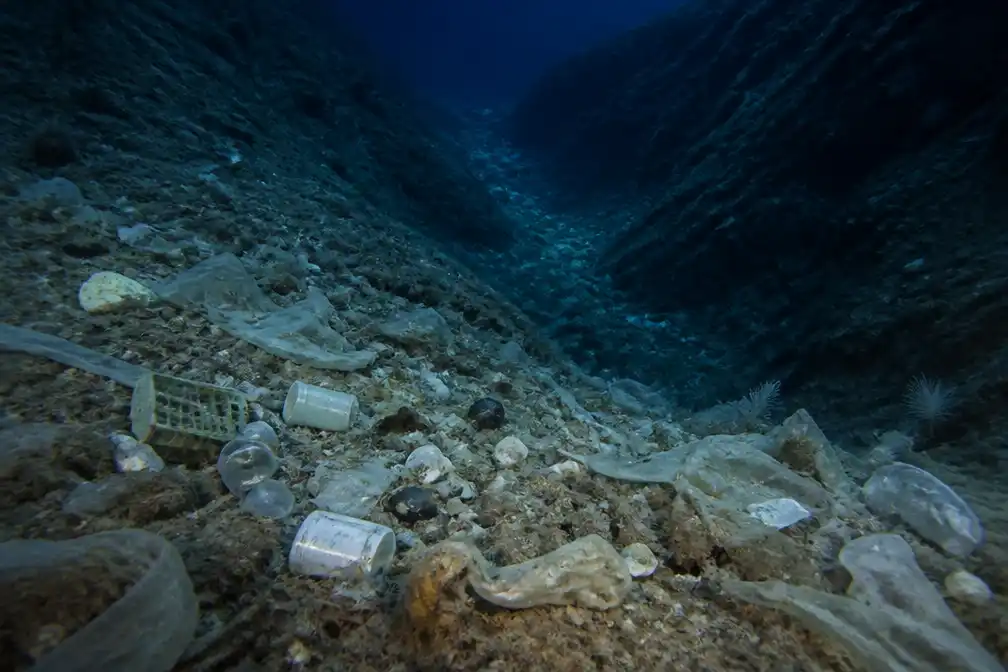 Vuilnisbelt van plastic gevonden in diepzeegeul voor kust van Argentinië