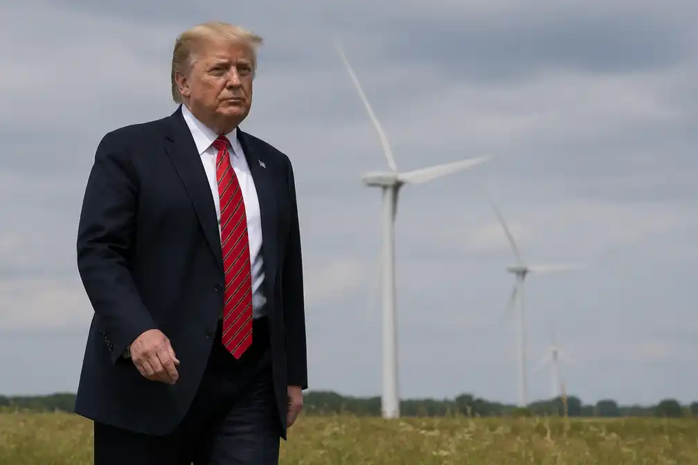 Trump betaalt windenergiebedrijven miljarden om windparken niet te bouwen