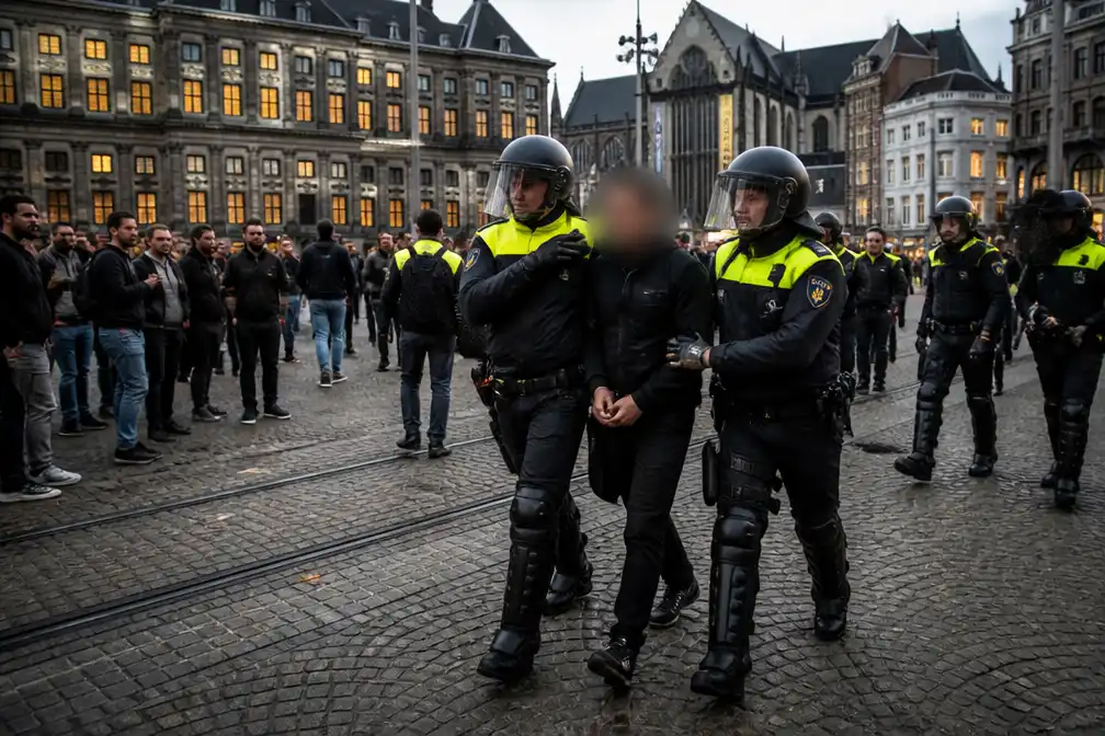 Politie houdt bijna 60 mensen aan rond Israël-manifestatie op de Dam