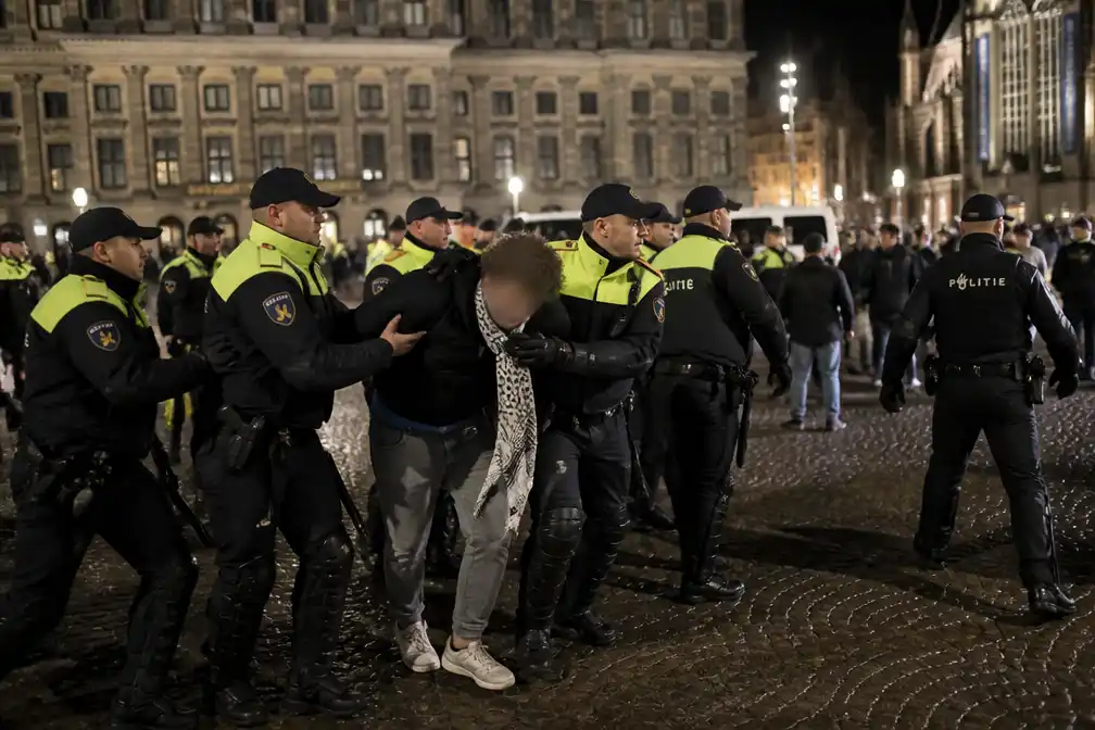 Bijna zestig aanhoudingen rond tegendemonstratie bij Israël-manifestatie op de Dam