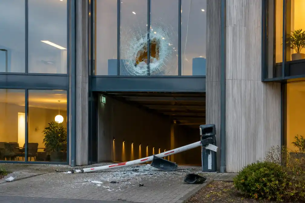 Gemeentehuis Opheusden beschadigd bij protest tegen azc