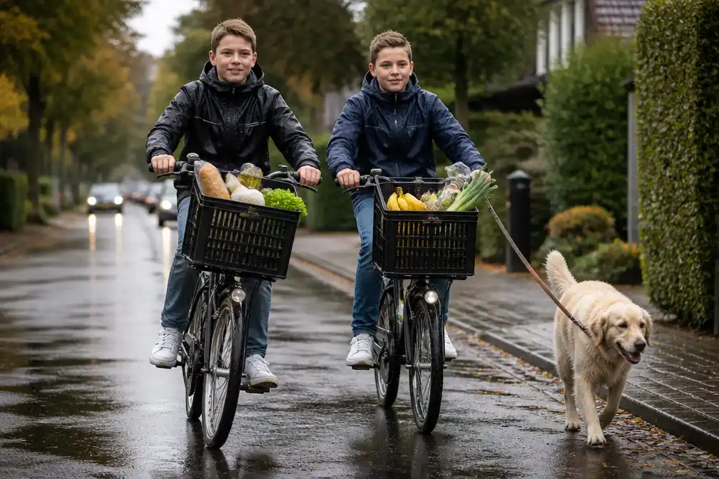 Sam (10) en Jason (12) starten bezorg- en hondenuitlaatservice in hun dorp
