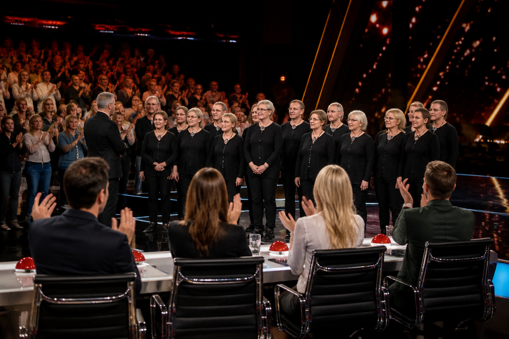 Koor zonder stembanden krijgt staande ovatie in Got Talent