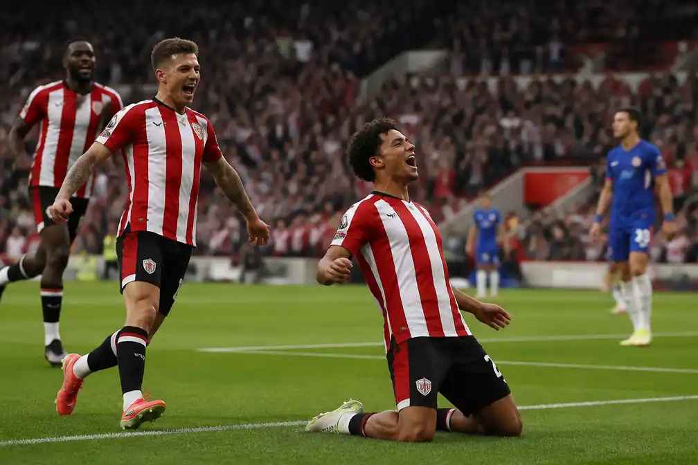 Brentford verslaat Chelsea met 3-0 en blijft ongeslagen in de Premier League