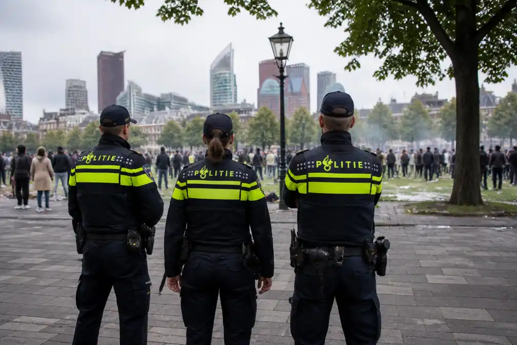 Noodbevel voor deel Den Haag na geweld op Malieveld