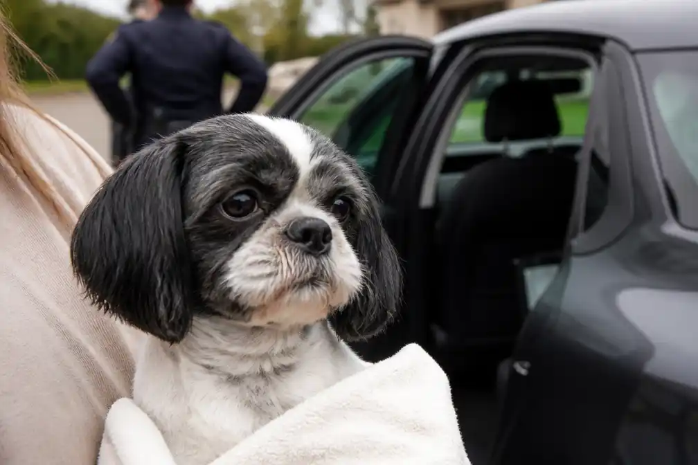 Hond Benji levend teruggevonden in gestolen auto in Schaarbeek na inbraak
