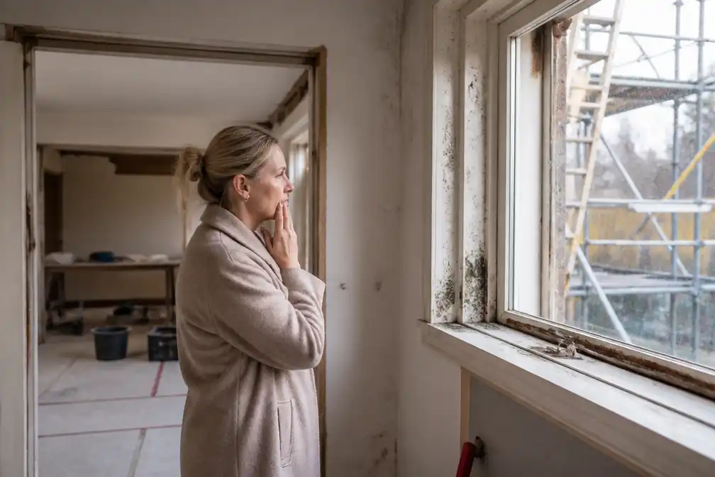 Droomverbouwing eindigt in nachtmerrie: aannemer laat huis onaf met beschimmelde kozijnen