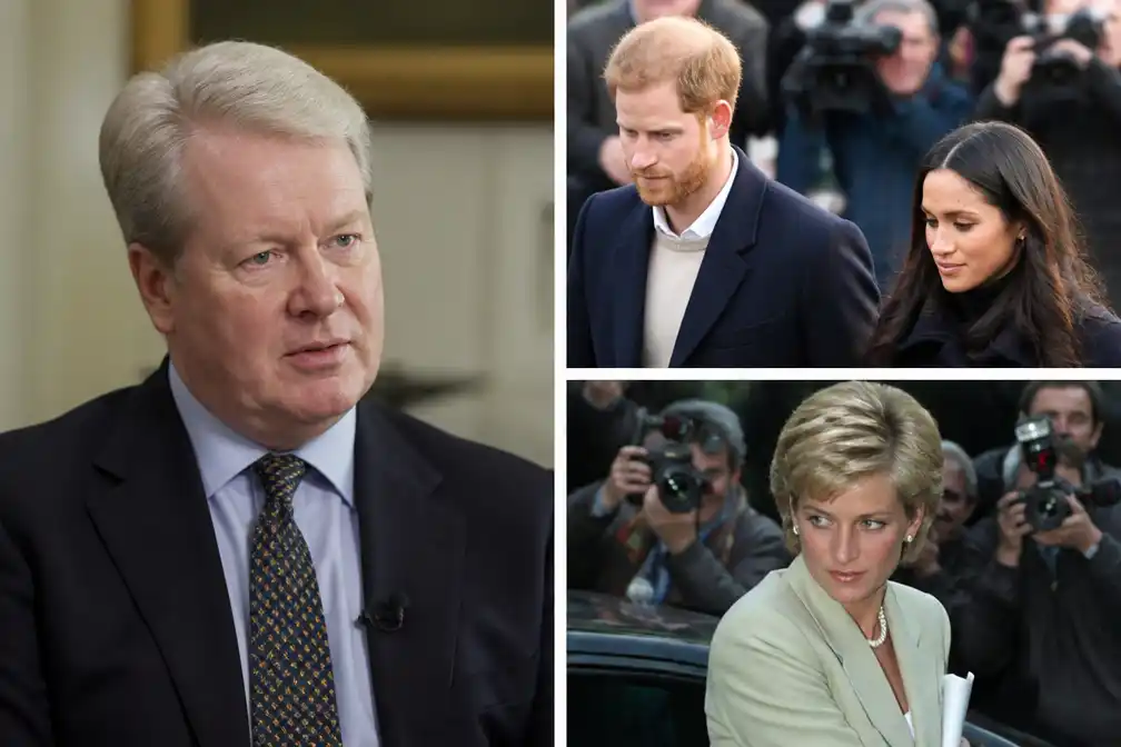 Charles Spencer vergelijkt mediabehandeling Harry en Meghan met die van Diana