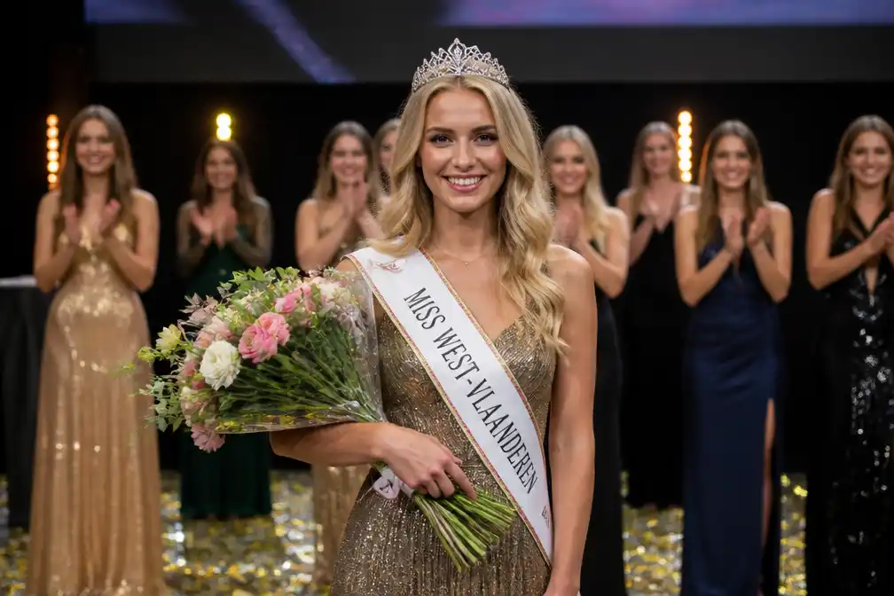 Valentine Besard (21) gekroond tot Miss West-Vlaanderen in De Panne