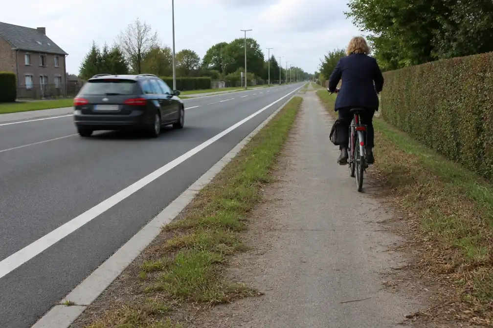 Vlaanderen telt 2.623 kilometer onveilige 'moordstrookjes', Limburg slechtst