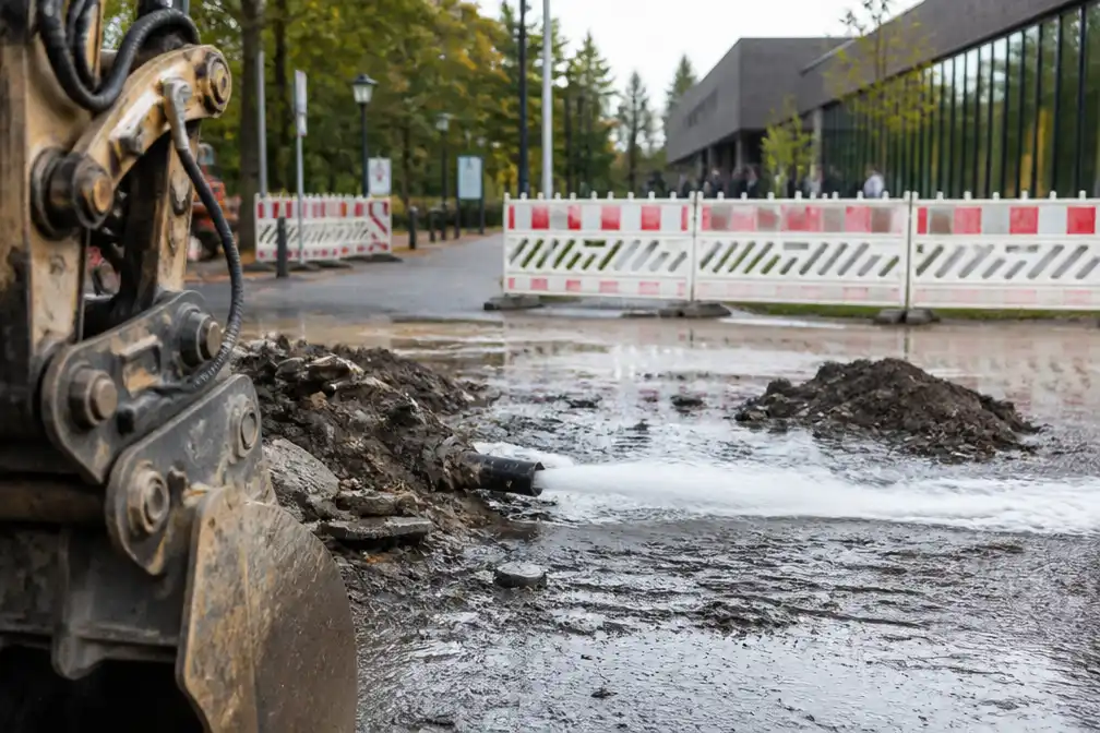 Waterlek zet campussen UHasselt en PXL in Diepenbeek zonder leidingwater