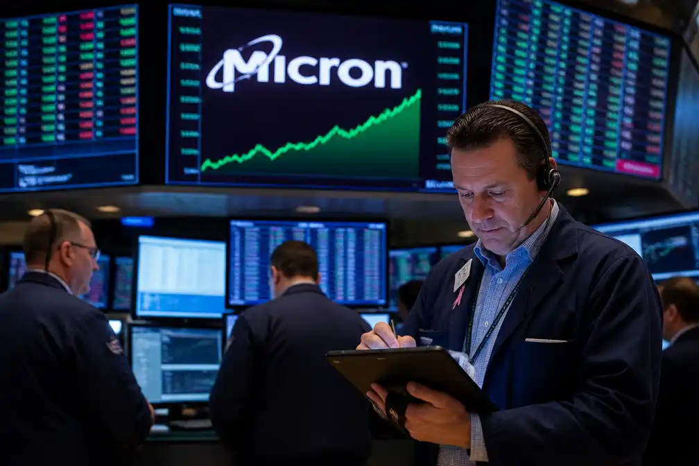 Micron-aandeel schiet omhoog op Wall Street na vijftienvoudige winststijging