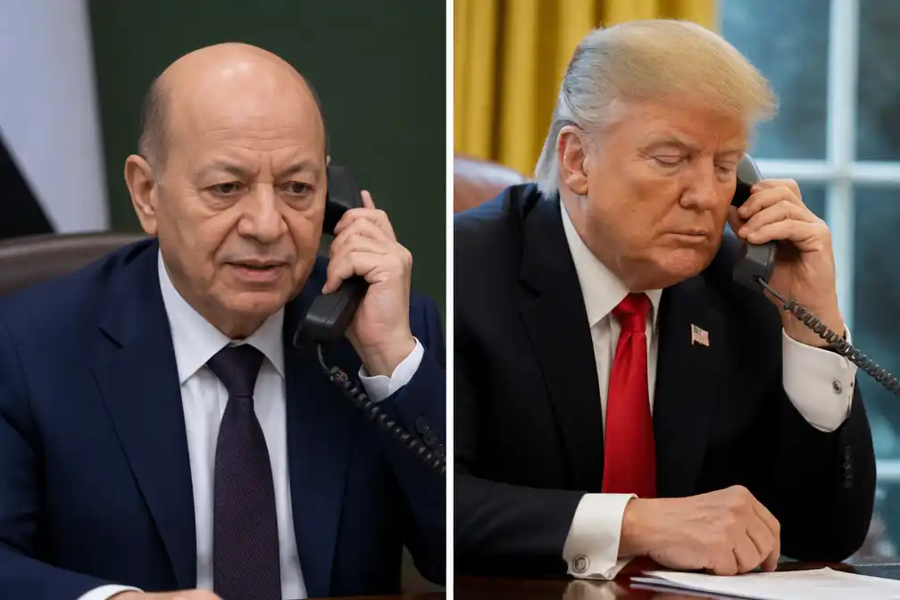 Jemenitische president Al-Alimi vraagt Trump militaire steun tegen Houthi's