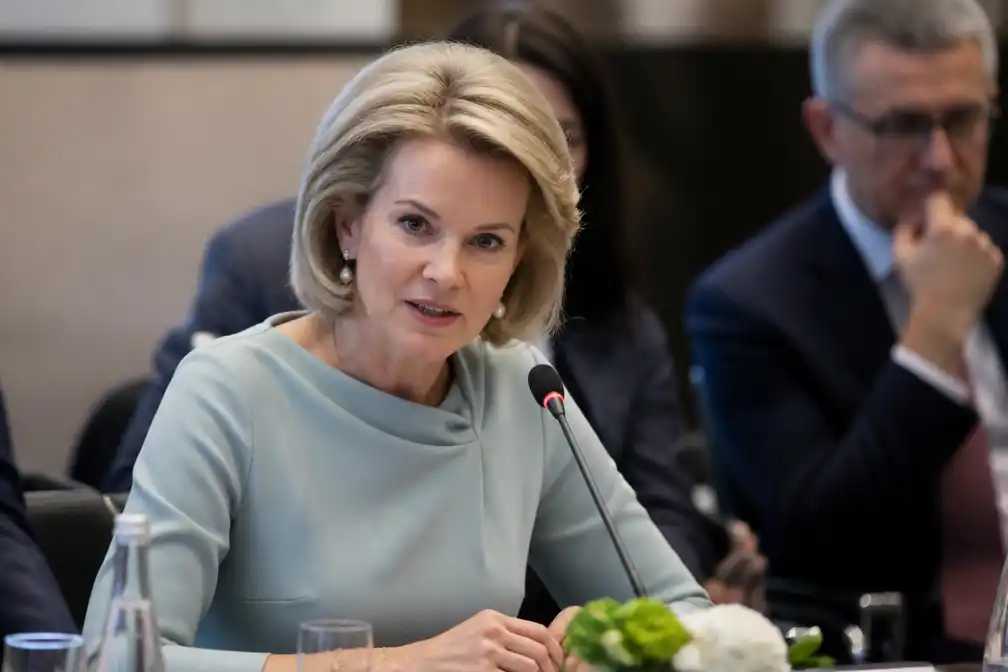 Koningin Mathilde pleit in New York voor bescherming van menselijk leven en waardigheid