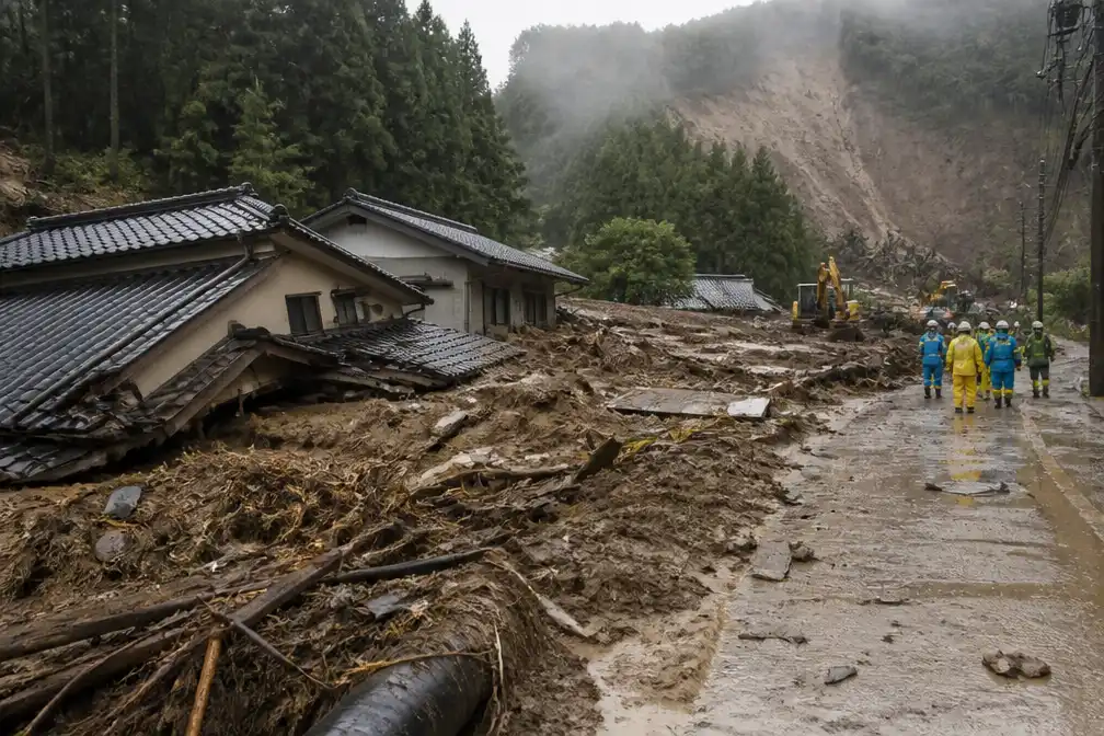 Minstens twee doden in Japan door aardverschuivingen na tyfoon Dujuan