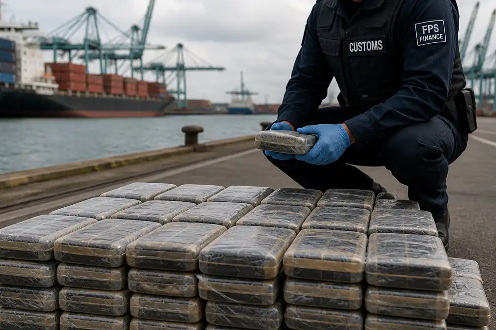 Douane onderschept 119,64 kg cocaïne aan kaai 730 in Antwerpse haven