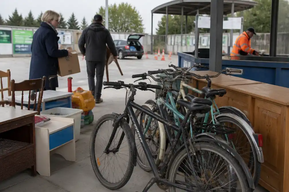 Recyclagepark Diksmuide start proefproject voor herbruikbare spullen en fietsen