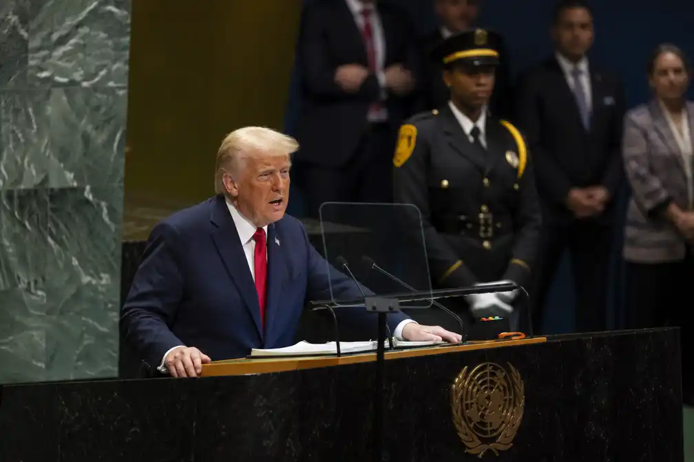 Trump zegt tegen VN dat alleen hij optrad tegen Iraanse dreiging