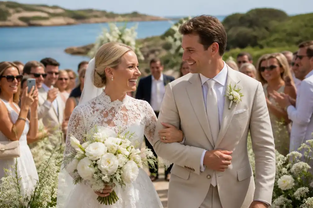 Femke Broeders-Bol en Ben Broeders bezegelen huwelijk met groot feest op Sardinië