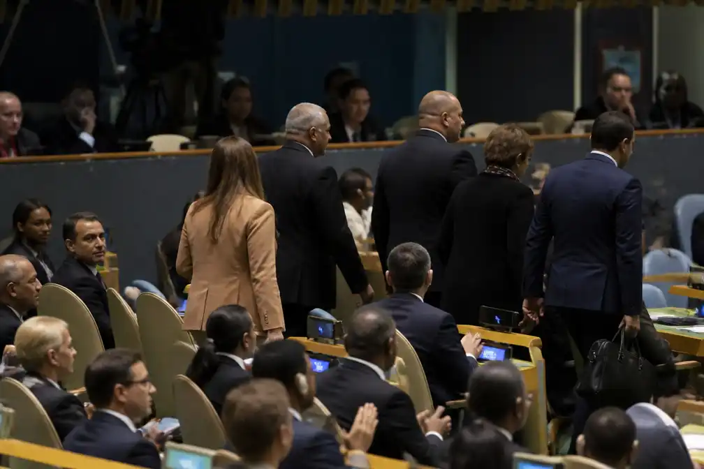 Cubaanse delegatie verlaat VN-zaal nadat Trump Cuba 'mislukte staat' noemt