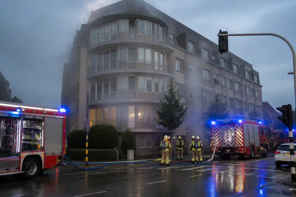 Kelderbrand in appartementsblok Sint-Truiden leidt tot gedeeltelijke ontruiming