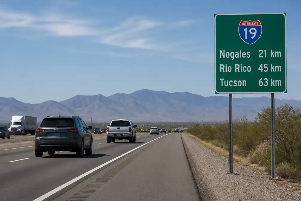 Interstate 19 in Arizona: Amerikaanse snelweg met kilometers in plaats van mijlen