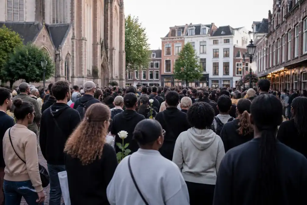 Stille tocht in Utrecht voor de 51-jarige Alfredo Goeloe