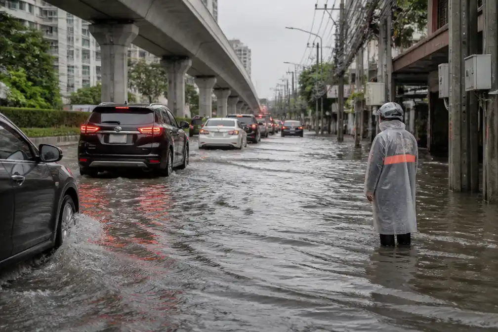 Bangkok roept rampenstatus uit voor alle vijftig districten na zware regenval