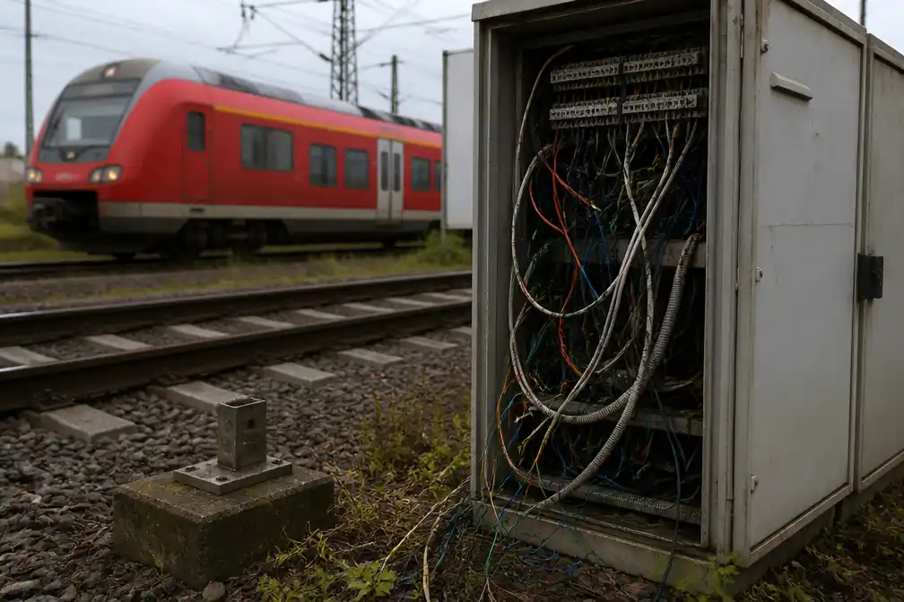Opzettelijke kabelsschade legt treinverkeer in regio Gelsenkirchen stil