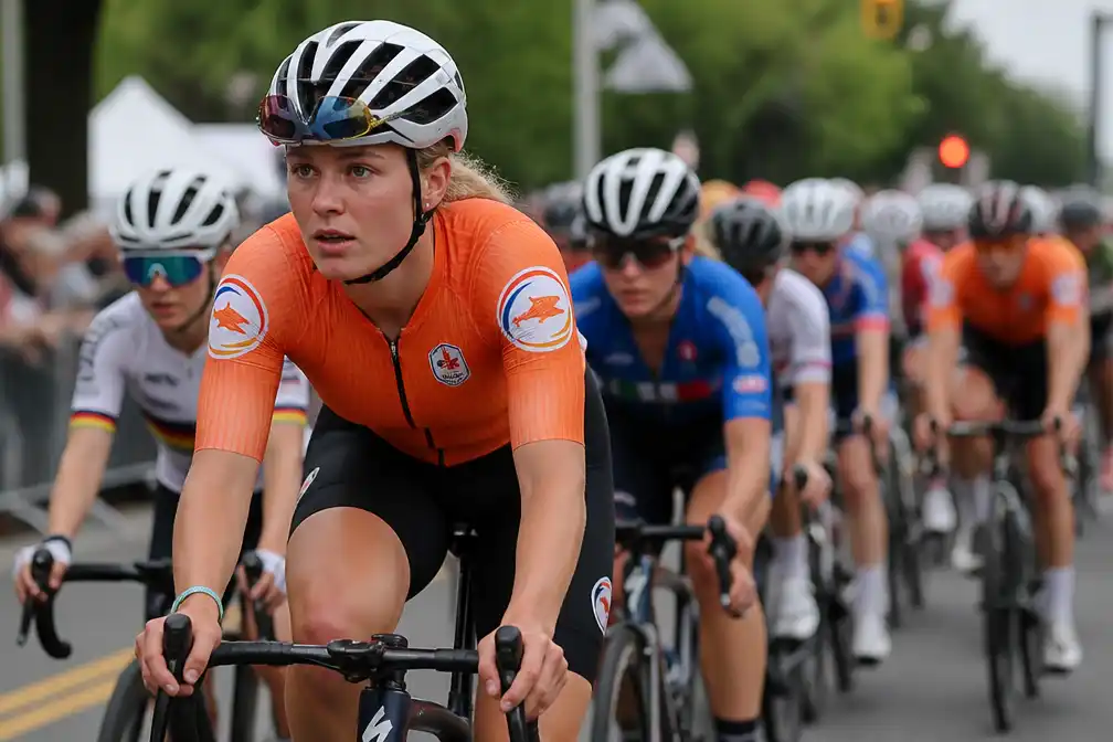 Wegrit vrouwen bij WK wielrennen in Montréal; Vollering bij de favorieten