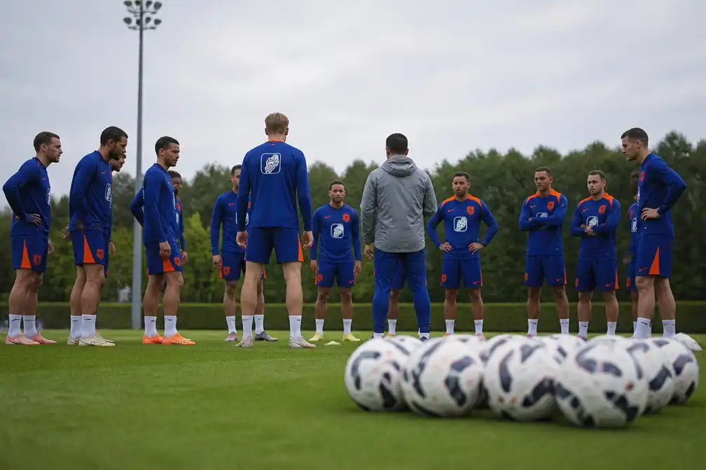Oranje schrapt training van maandag in Zeist na 2-1 zege bij Servië