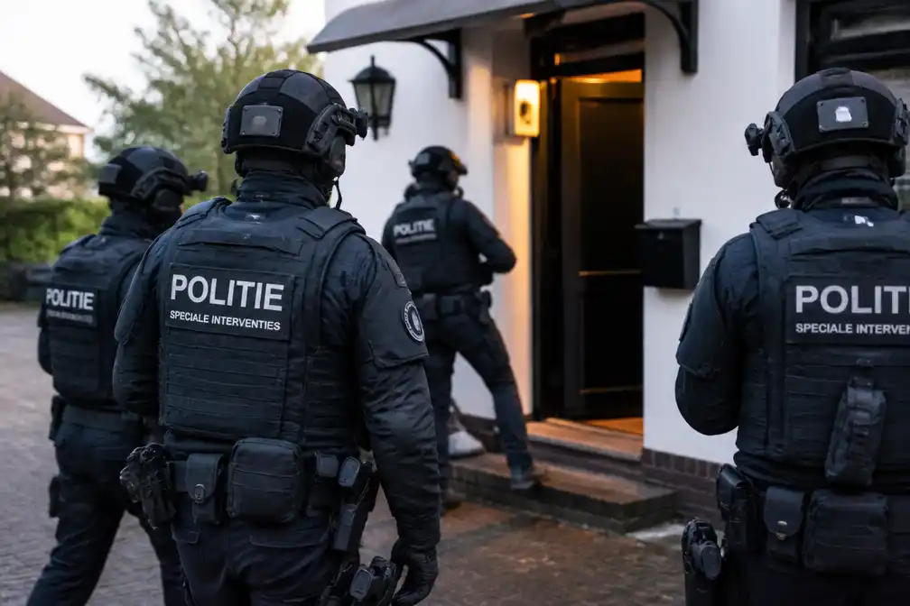 Politie valt binnen bij Hells Angels in Belgie en andere Europese landen