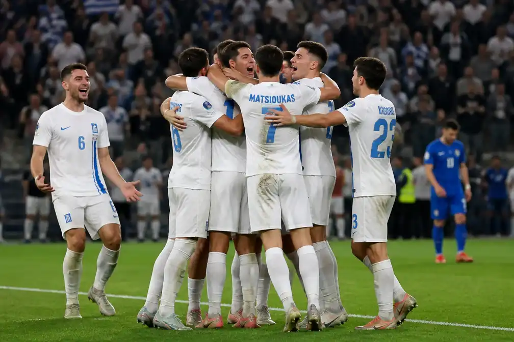 Griekenland wint in Nations League van Servië en Duitsland en droomt weer