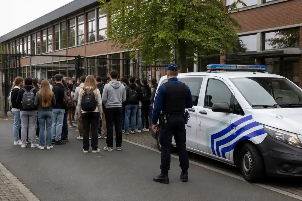 KTA Niel ontruimd na bommelding: politie doorzoekt schoolgebouwen