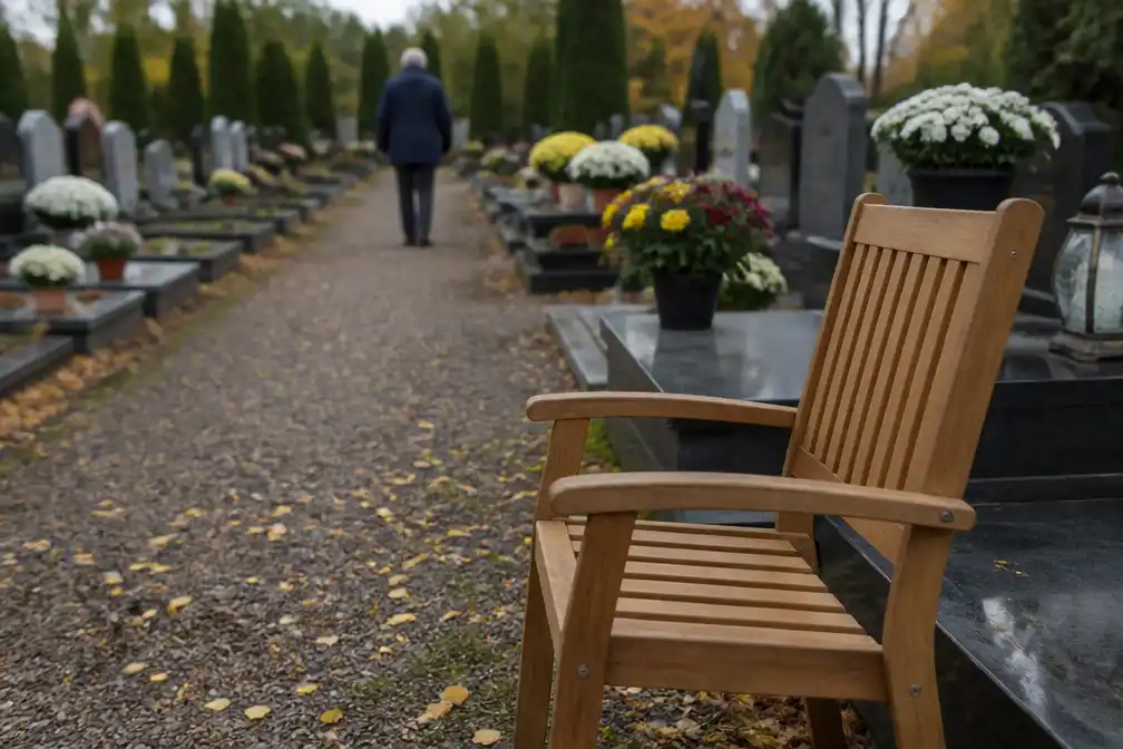 Roeselare keurt proefproject met trooststoelen op begraafplaatsen goed