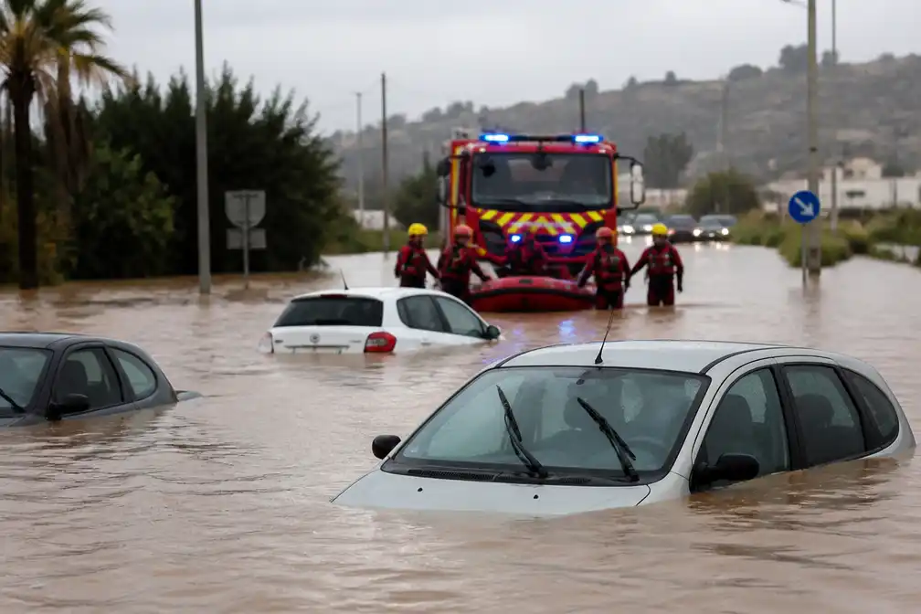 Code rood in Valencia en Castellón door zware overstromingen in Oost-Spanje