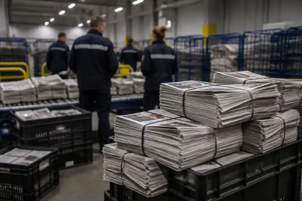 Sociale inspectie bij PPP-depot verstoort krantenbedeling in Antwerpse regio