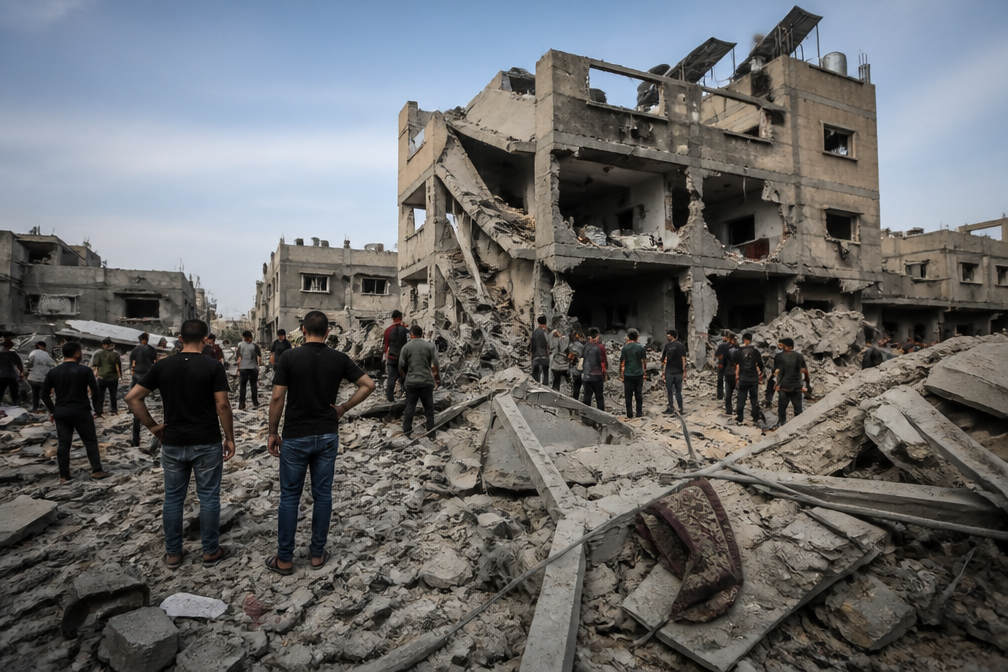 Israël valt flat in Gaza aan om Hamasleider Ali al-Amoudi te doden